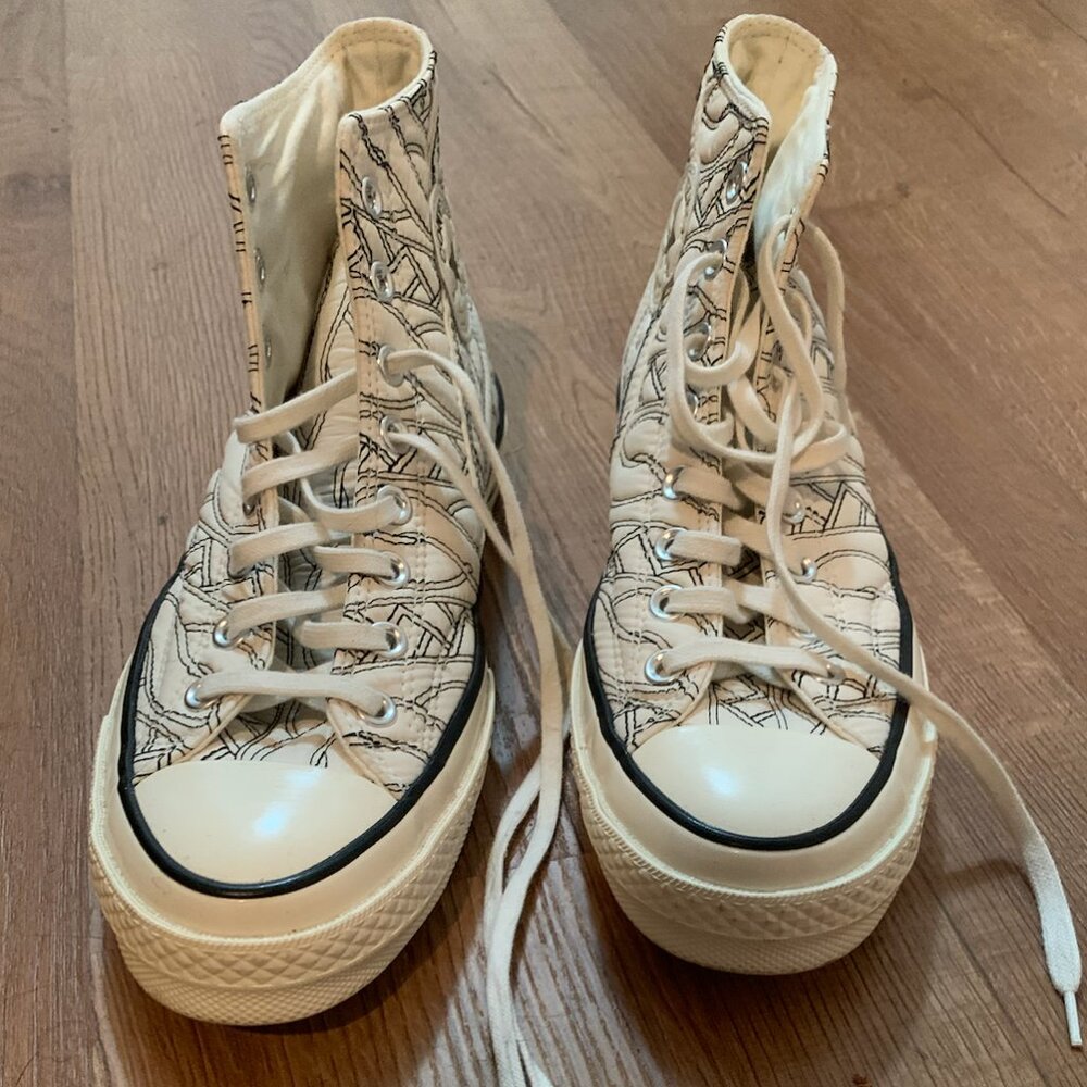 NWOT Quilted Chuck 70 Hi Top Sneakers - Runway Cable